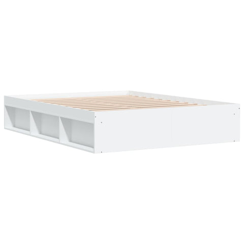 vidaXL Bed Frame without Mattress White 140x200 cm