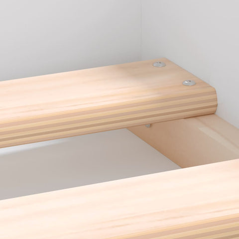 vidaXL Bed Frame without Mattress White 140x200 cm