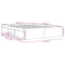 vidaXL Bed Frame without Mattress White 140x200 cm