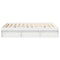 vidaXL Bed Frame without Mattress White 160x200 cm