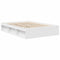 vidaXL Bed Frame without Mattress White 160x200 cm