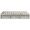 vidaXL Bed Frame without Mattress Concrete Grey 160x200 cm