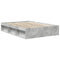 vidaXL Bed Frame without Mattress Concrete Grey 160x200 cm