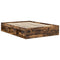 vidaXL Bed Frame without Mattress Smoked Oak 160x200 cm