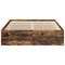 vidaXL Bed Frame without Mattress Smoked Oak 160x200 cm