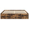 vidaXL Bed Frame without Mattress Smoked Oak 180x200 cm Super King Super King Size
