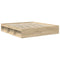 vidaXL Bed Frame without Mattress Sonoma Oak 200x200 cm