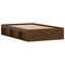 vidaXL Bed Frame without Mattress Brown Oak 120x190 cm Small Double Small Double