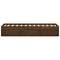vidaXL Bed Frame without Mattress Brown Oak 120x190 cm Small Double Small Double