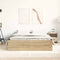 vidaXL Bed Frame without Mattress Sonoma Oak 140x190 cm