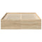 vidaXL Bed Frame without Mattress Sonoma Oak 140x190 cm