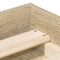 vidaXL Bed Frame without Mattress Sonoma Oak 140x190 cm