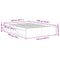 vidaXL Bed Frame without Mattress Sonoma Oak 140x190 cm
