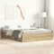 vidaXL Bed Frame without Mattress Sonoma Oak 140x190 cm