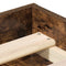 vidaXL Bed Frame without Mattress Smoked Oak 140x190 cm