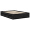 vidaXL Bed Frame without Mattress Black 135x190 cm Double Double