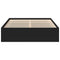 vidaXL Bed Frame without Mattress Black 135x190 cm Double Double