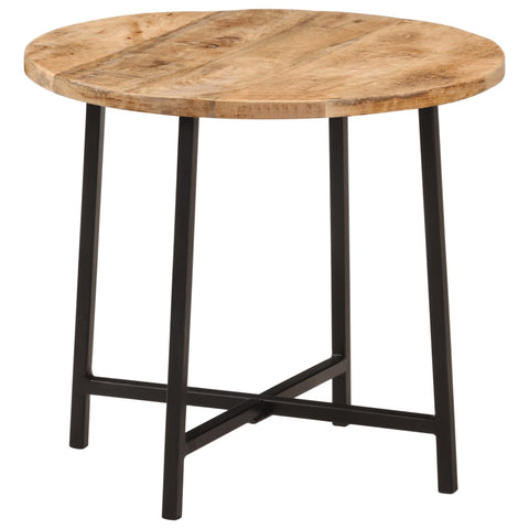 vidaXL Coffee Table 45x45x40 cm Solid Wood Mango and Iron