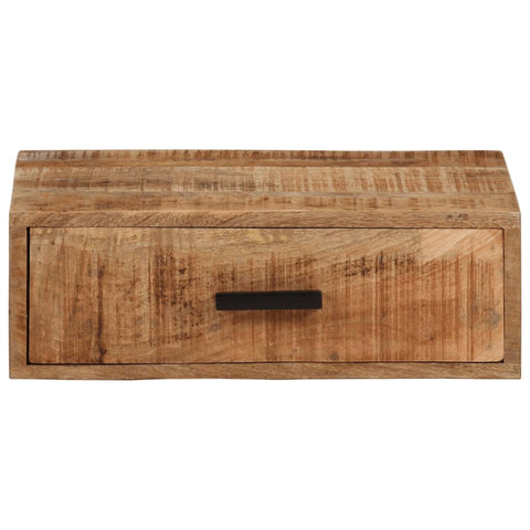 vidaXL Wall-mounted Bedside Cabinet 40x30x13.5 cm Solid Wood Mango