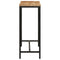 vidaXL Console Table 110x30x75 cm Solid Rough Mango Wood and Iron