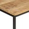 vidaXL Console Table 90x30x75 cm Solid Rough Mango Wood and Iron