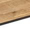 vidaXL Console Table 90x30x75 cm Solid Rough Mango Wood and Iron