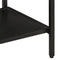 vidaXL Console Table 90x30x75 cm Solid Rough Mango Wood and Iron