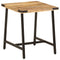 vidaXL Side Table 45x45x50 cm Solid Wood Mango and Iron