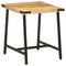 vidaXL Side Table 45x45x50 cm Solid Wood Mango and Iron