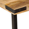 vidaXL Nesting Coffee Tables 3 pcs Solid Wood Mango and Iron