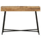 vidaXL Dressing Table 105x35x75 cm Solid Rough Mango Wood and Iron