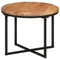 vidaXL Coffee Table 45x45x35 cm Solid Wood Acacia and Iron