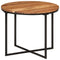 vidaXL Coffee Table 55x55x45 cm Solid Wood Acacia and Iron