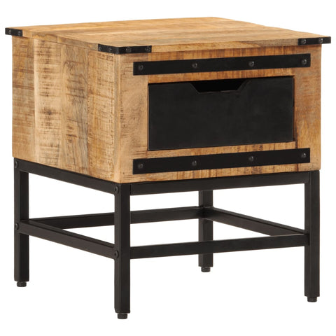 vidaXL Bedside Cabinet 40x40x45 cm Solid Wood Mango