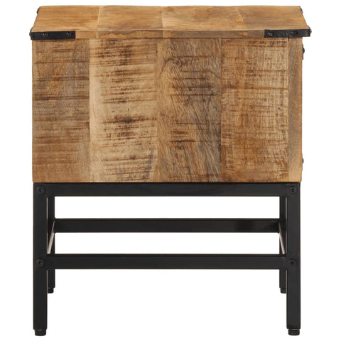vidaXL Bedside Cabinet 40x40x45 cm Solid Wood Mango