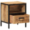 vidaXL Bedside Cabinet 40x35x50 cm Solid Wood Mango