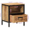vidaXL Bedside Cabinet 40x35x50 cm Solid Wood Mango