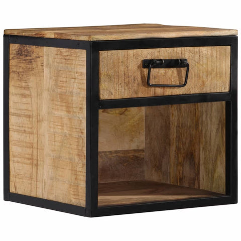 vidaXL Bedside Cabinet 40x35x40 cm Solid Wood Mango