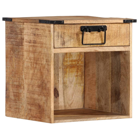 vidaXL Bedside Cabinet 40x30x37 cm Solid Wood Mango