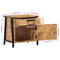 vidaXL Bedside Cabinet 40x30x42 cm Solid Wood Mango
