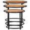 vidaXL Nesting Tables 3 pcs Solid Wood Acacia
