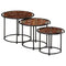 vidaXL Nesting Tables 3 pcs Solid Wood Reclaimed