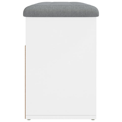 vidaXL Shoe Bench White 82x32x45.5 cm Engineered Wood