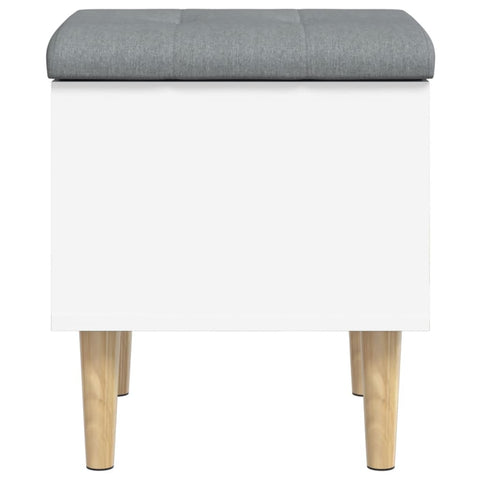 vidaXL Storage Bench White 42x42x46 cm Engineered Wood