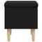vidaXL Storage Bench Black 42x42x46 cm Engineered Wood