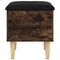 vidaXL Storage Bench Smoked Oak 42x42x46 cm Engineered Wood