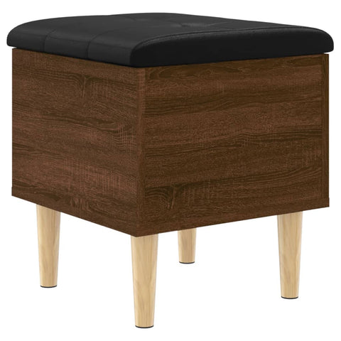 vidaXL Storage Bench Brown Oak 42x42x46 cm Engineered Wood