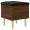 vidaXL Storage Bench Brown Oak 42x42x46 cm Engineered Wood