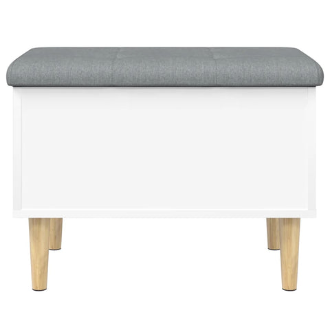 vidaXL Storage Bench White 62x42x46 cm Engineered Wood