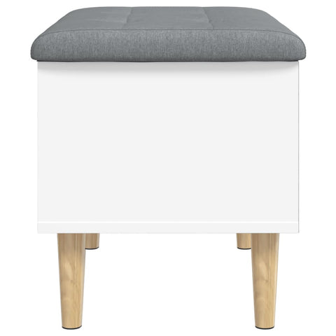 vidaXL Storage Bench White 62x42x46 cm Engineered Wood
